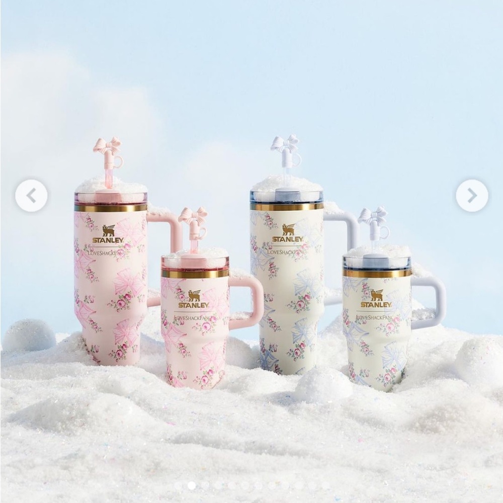 LOVESHACKFANCY Stanley Rosa Beaux Pink Set of 2